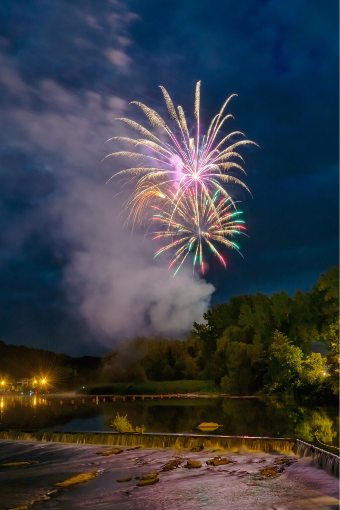 Fireworks at Little Falls, NY 36th Annual Canal Celebration